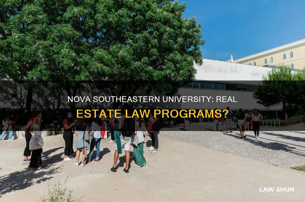 does nova southeastern university have a real estate law programs