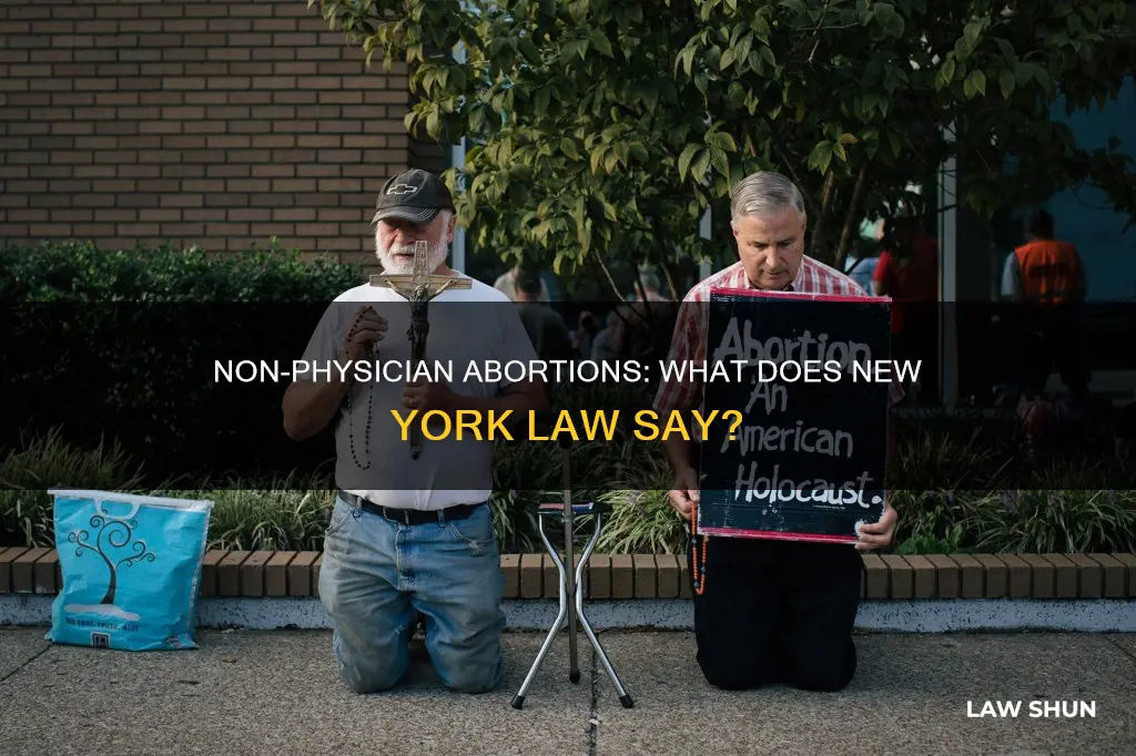 does ny law allow non doctors to perform abortions