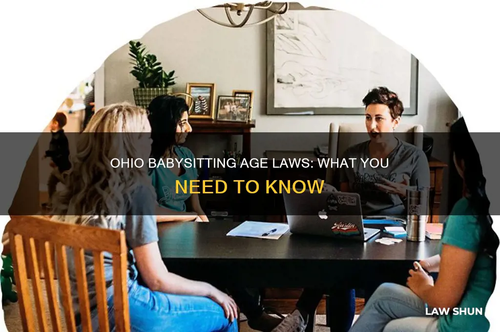does ohio have a law for what age to babysit