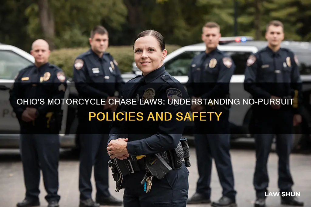 does ohio have a no chase law for motorcycles