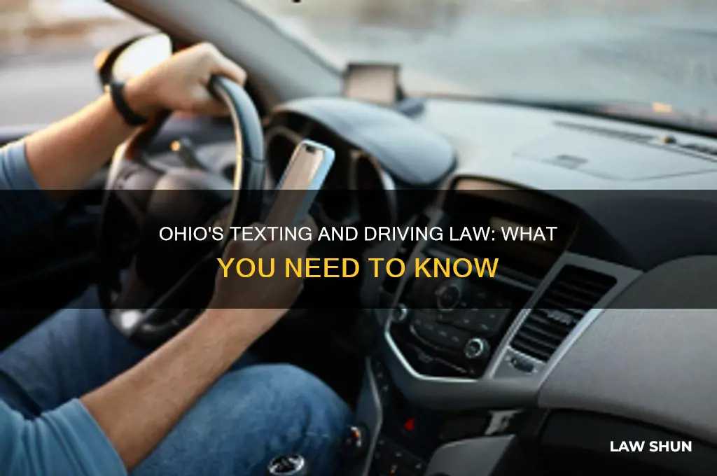 does ohio have a no texting and driving law