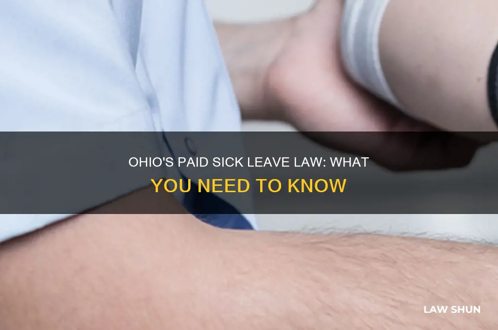does ohio have a paid sick leave law