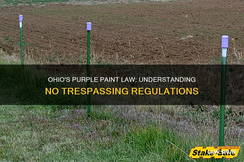 does ohio have a purple paint law