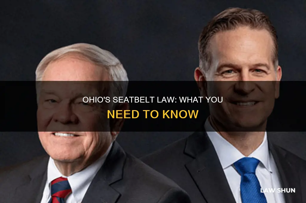 does ohio have a seatbelt law
