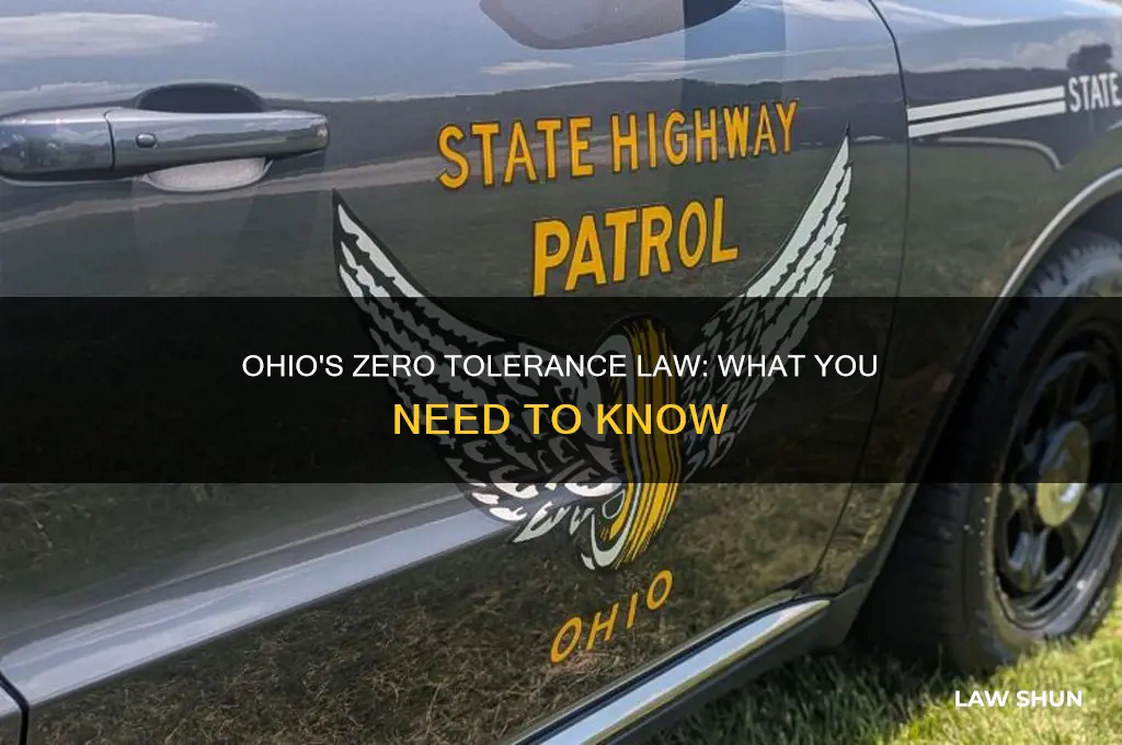 does ohio have a zero tolerance law