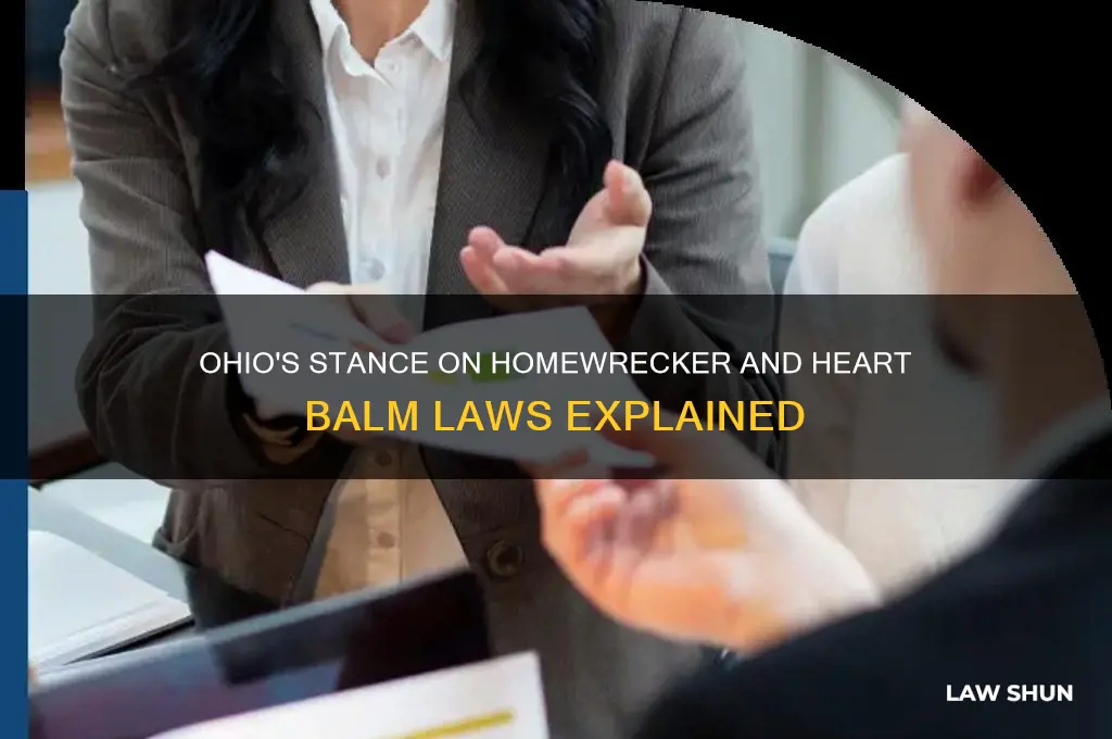 does ohio have homewrecker or heart balm law