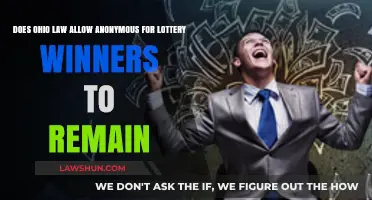 Ohio Lottery Winners: Can They Stay Anonymous Under State Law?