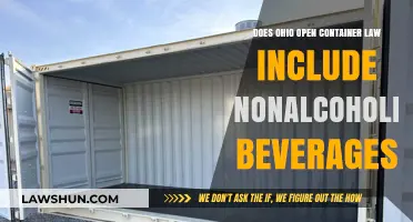 Ohio Open Container Law: Does It Apply to Non-Alcoholic Drinks?