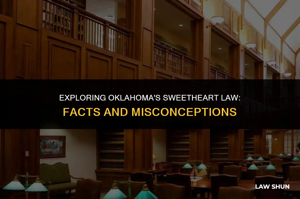 does oklahoma have a sweethear law