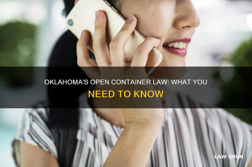 does oklahoma have an open container law