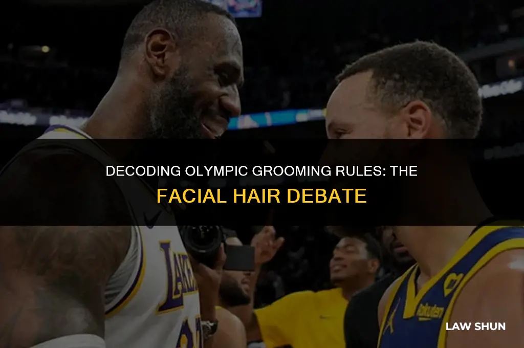 does olympic laws ban facial hair