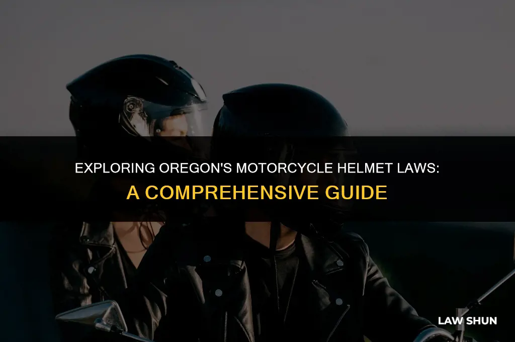 does oregon have a helmet law
