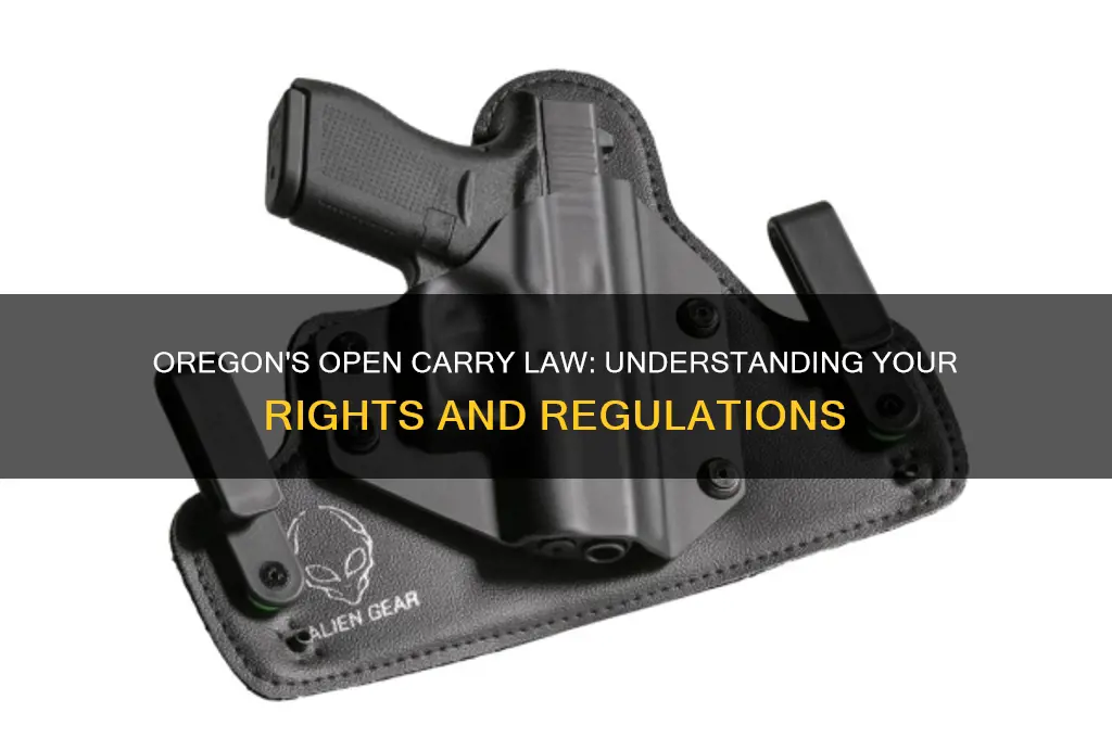 does oregon have an open carry law