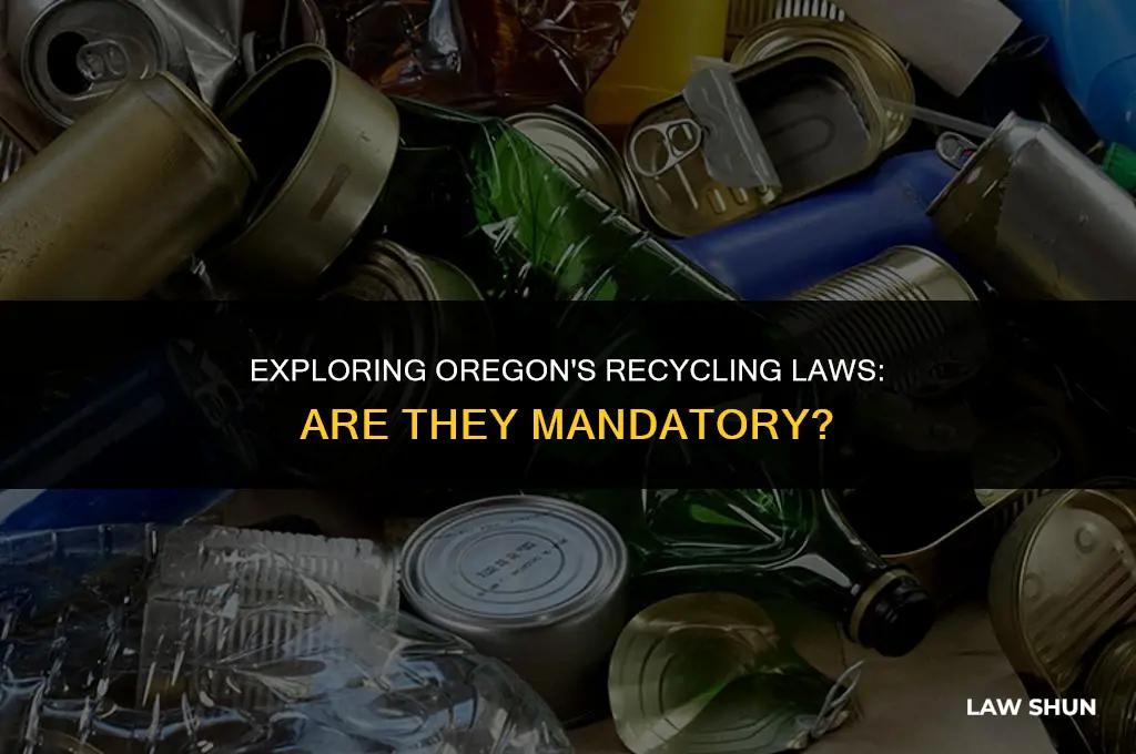 does oregon have mandatory recycling laws