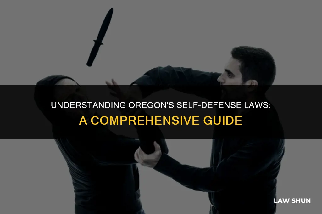 does oregon have self defense laws