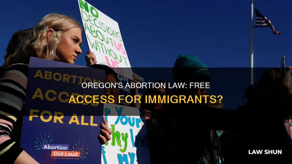 does oregon law have free abortion for immigrants