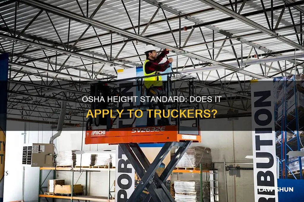 does osha height law apply to truckers