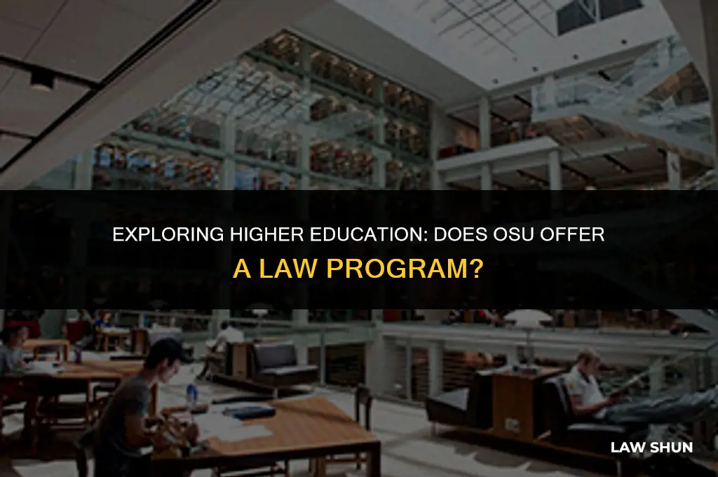 does osu have a law program