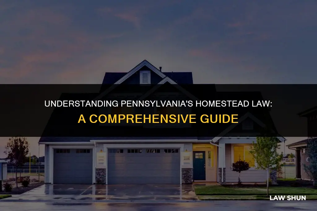 does pa have a homestead law