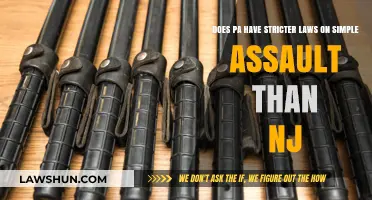 PA vs. NJ: Comparing Simple Assault Laws and Penalties