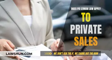 Understanding PA Lemon Law: Private Sales Included?