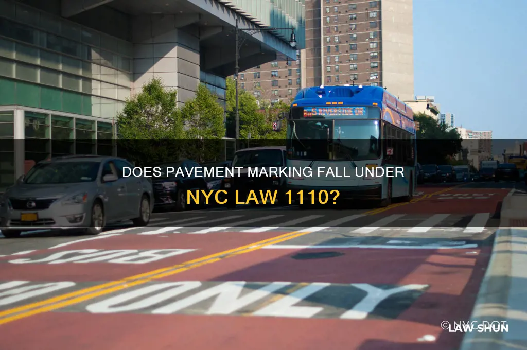 does pav mark come into 1110 nyc law