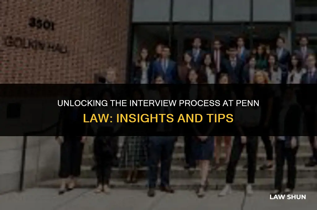 does penn law have an interview