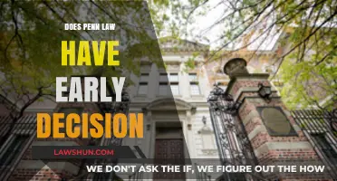 Exploring Penn Law's Admission Options: Is Early Decision Available?