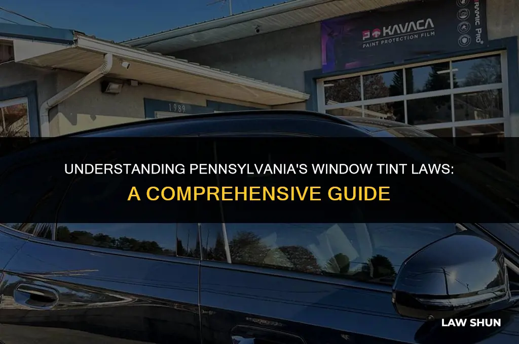 does pennsylvania have window tint laws
