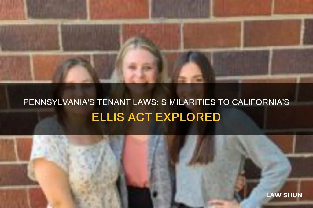 does pennyslvania have a similar law to the ellis act