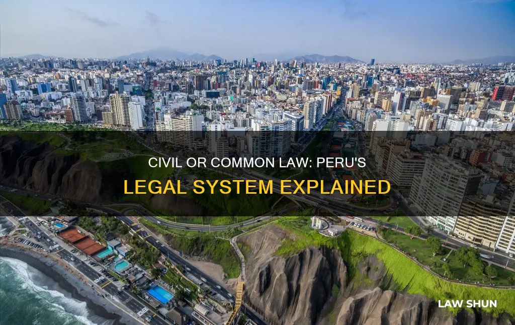 does peru has civil law or common law