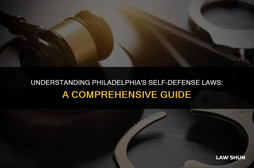 does philadelphia have self defense laws