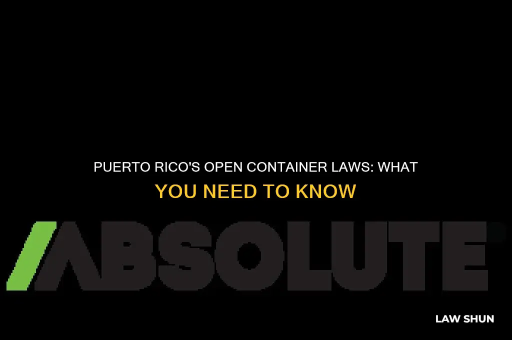 does puerto rico have open container laws