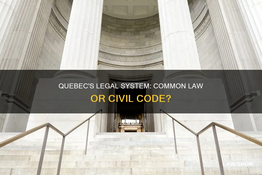 does quebec use common law