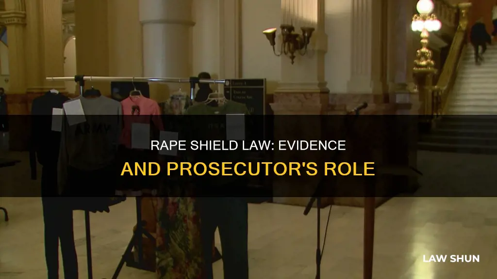 does rape shield law apply to evidence introduced by prosecutor