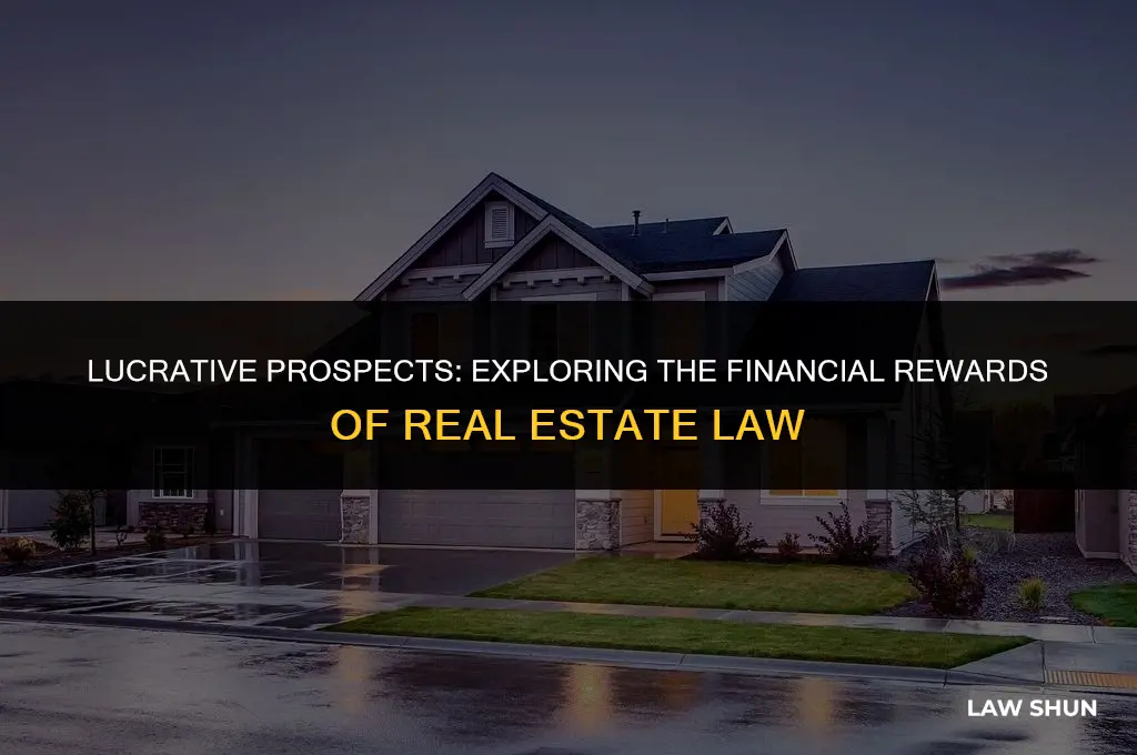 does real estate law pay well