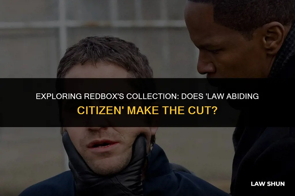 does redbox have law abiding citizen