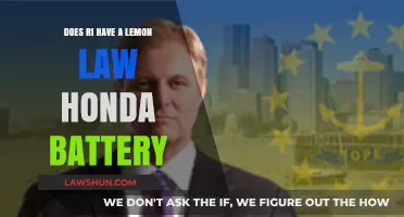 Does Rhode Island's Lemon Law Cover Honda Battery Issues?