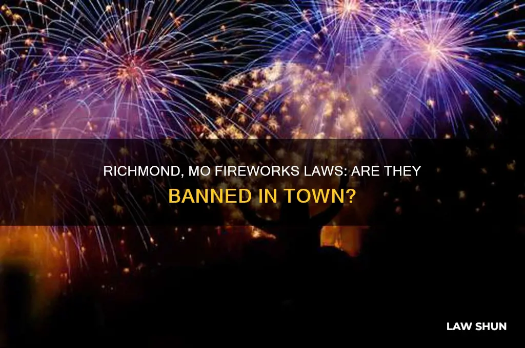 does richmond mo have a no fireworks in town law