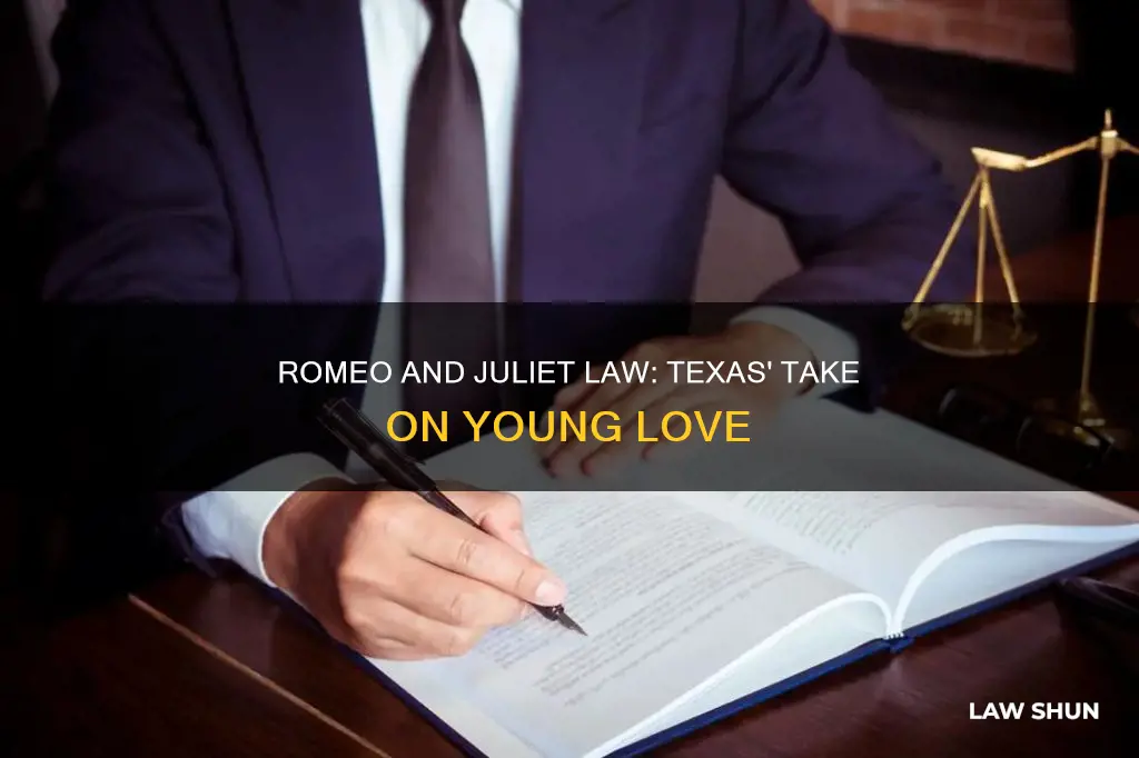 does romeo and juliet law apply in texas