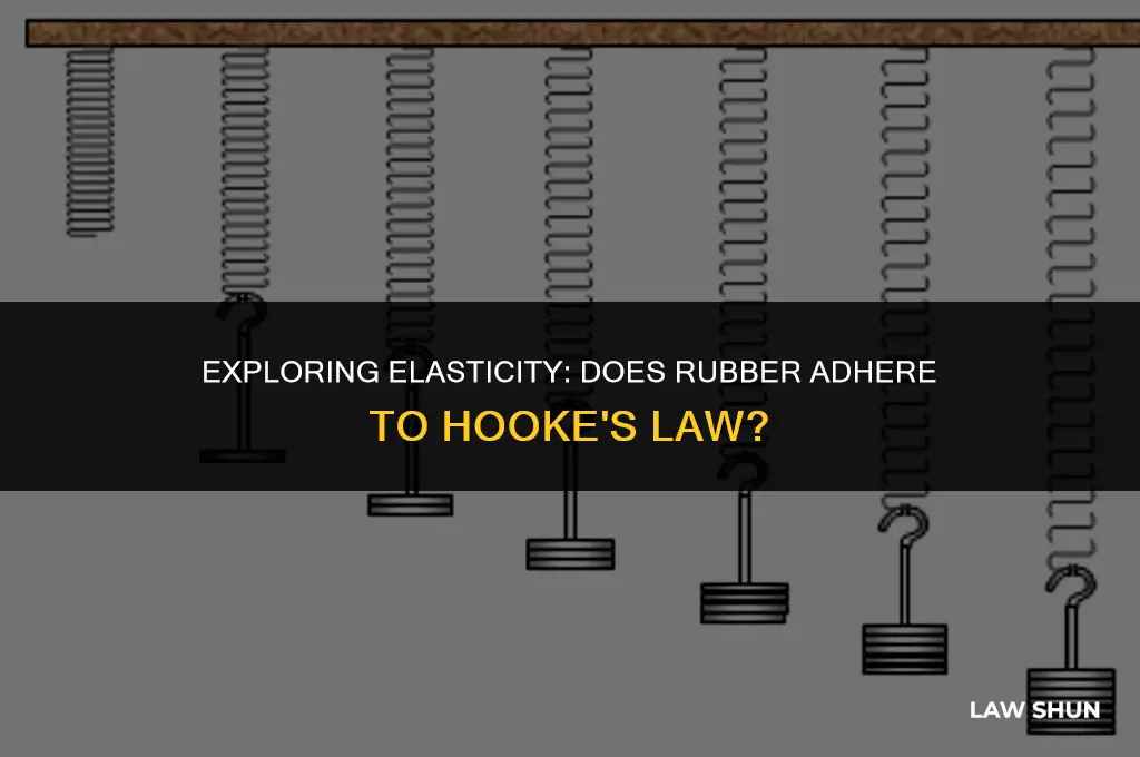 does rubber obey hooke