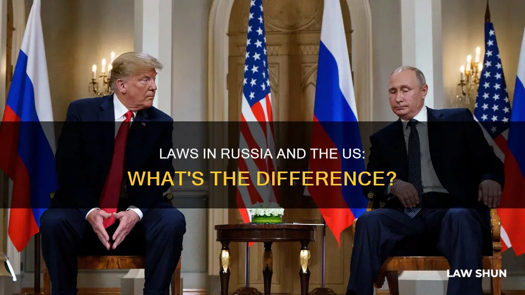 does russia have different laws than the us