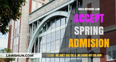 Exploring Spring Admission Options at Rutgers Law School