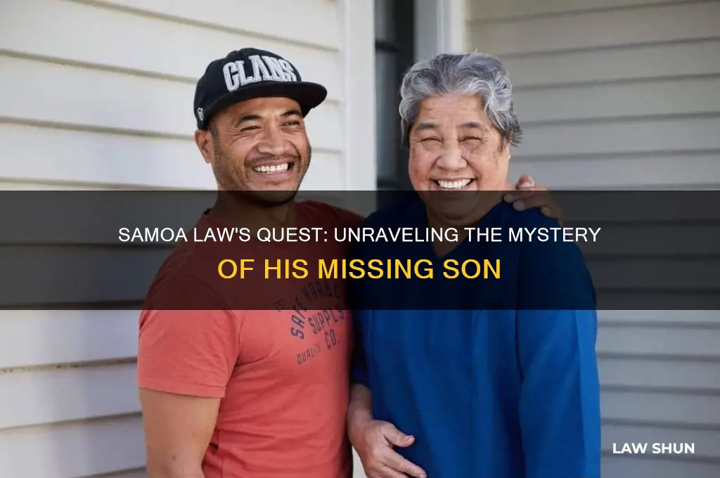 does samoa law find his son