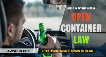 San Antonio's Open Container Law: What You Need to Know