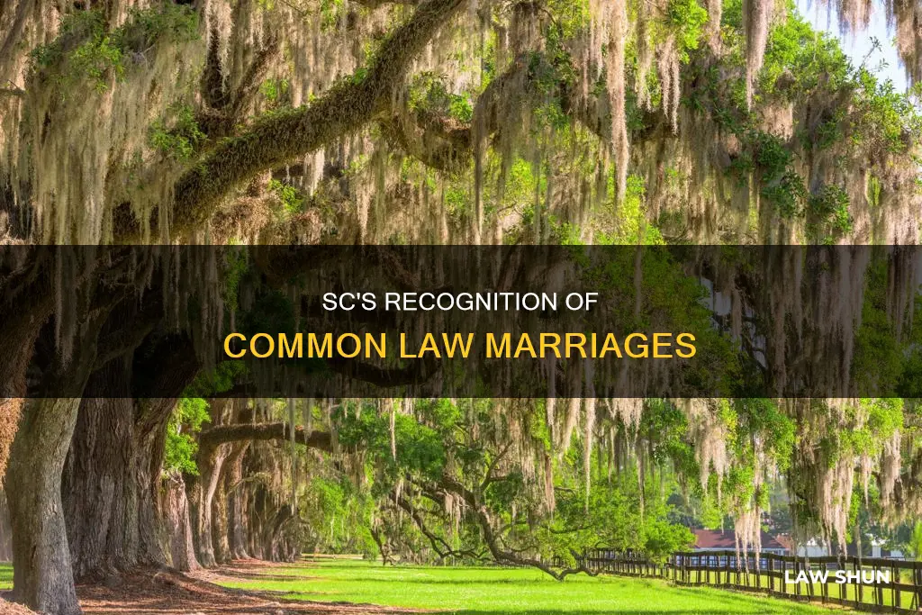 does sc acknownledges common law marriages