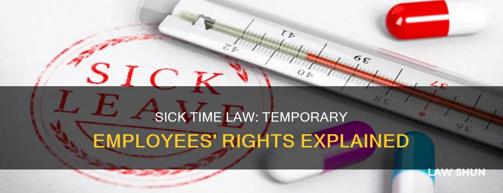 does sick time law apply to temporary employees