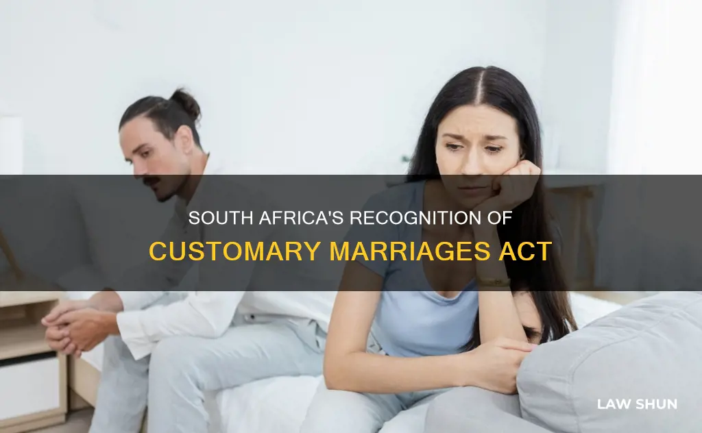 does south africa recognise common law marriage