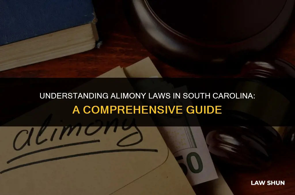 does south carolina have alimony laws