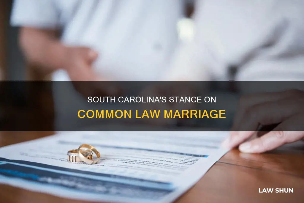 does south carolina recognize common law marriage